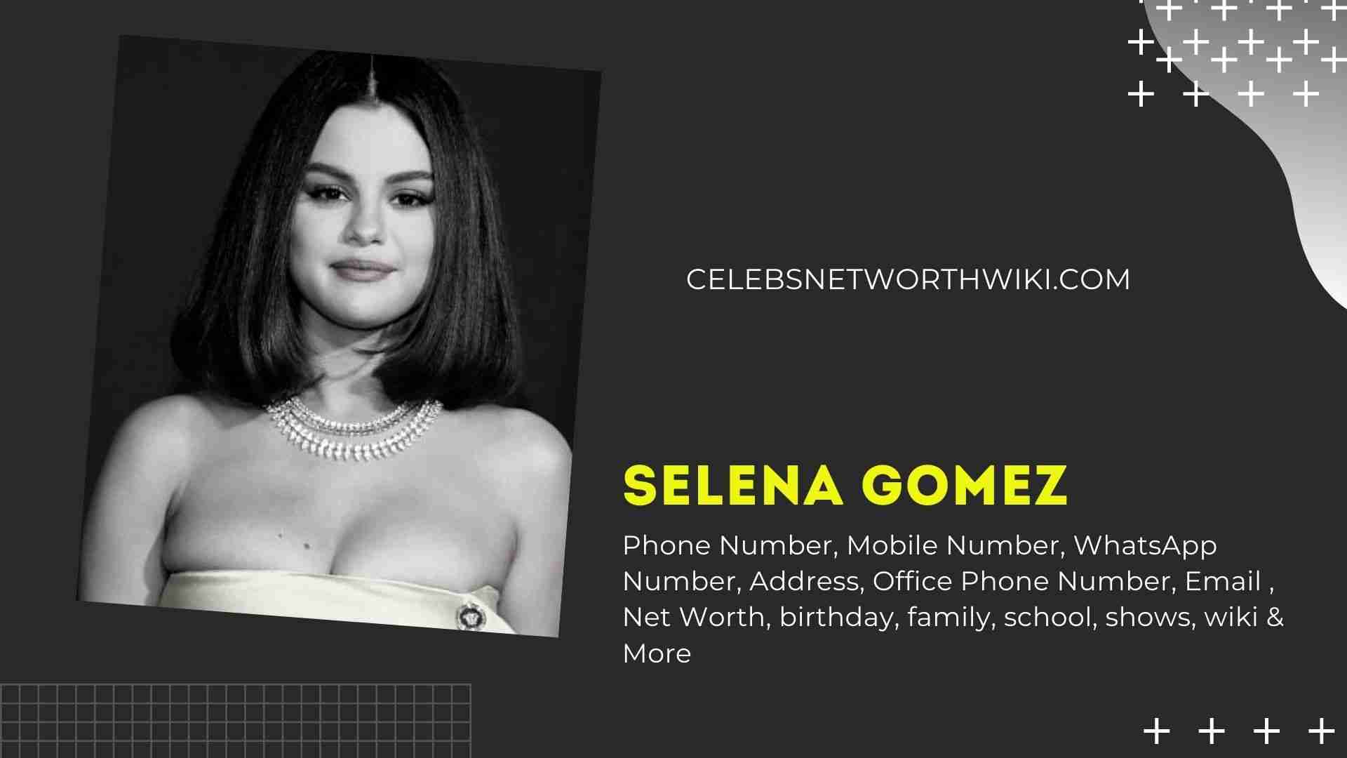 Selena gomez leaked number