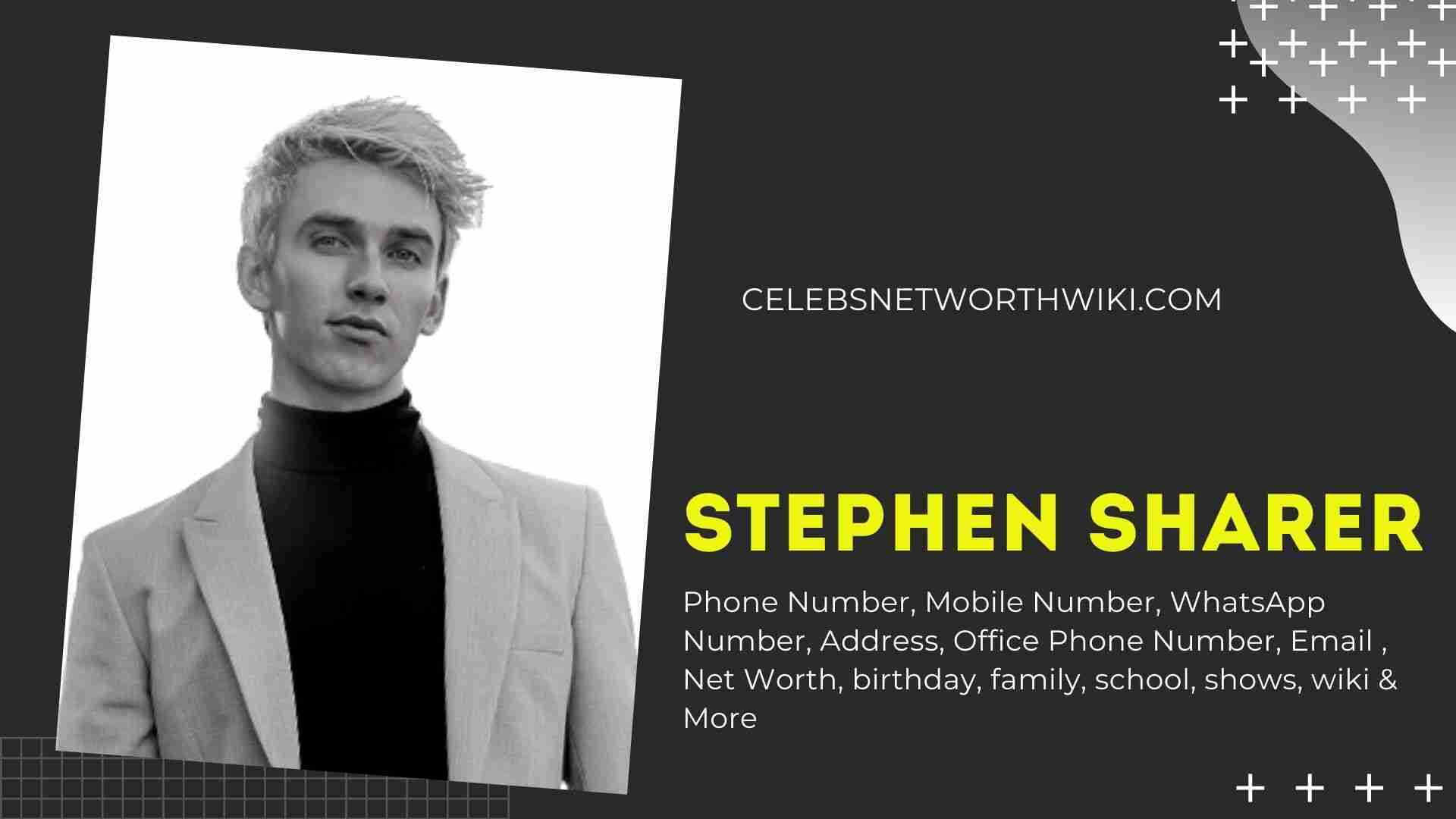 Stephen Sharer Phone Number WhatsApp Number Contact Mobile